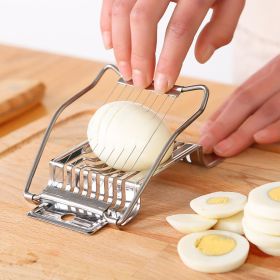 1pc; Stainless Steel Kitchen Tools; Egg Slicer; Egg Cutter