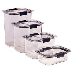1 Pack Tritan Airtight Pantry Food Storage 8-Pc Set, 2.8 Qt, Dishwasher Safe